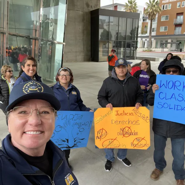 May Day 2023 - Dawn Dooley, Rose Tibbels, Juana Sotelo, Carlos Garcia, Robert DeJonge and Trisha Garcia
